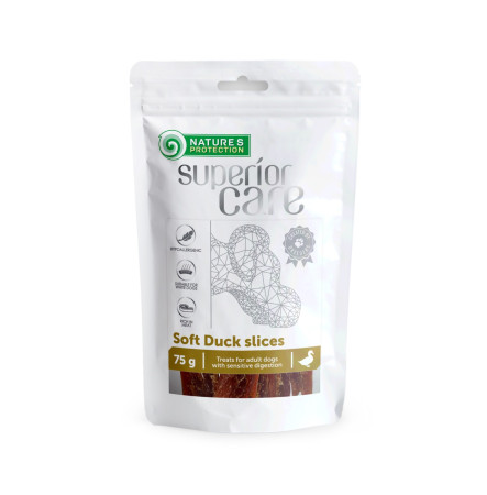 Nature's Protection Superior Care Dog Snacks Soft Duck Slices 75 г